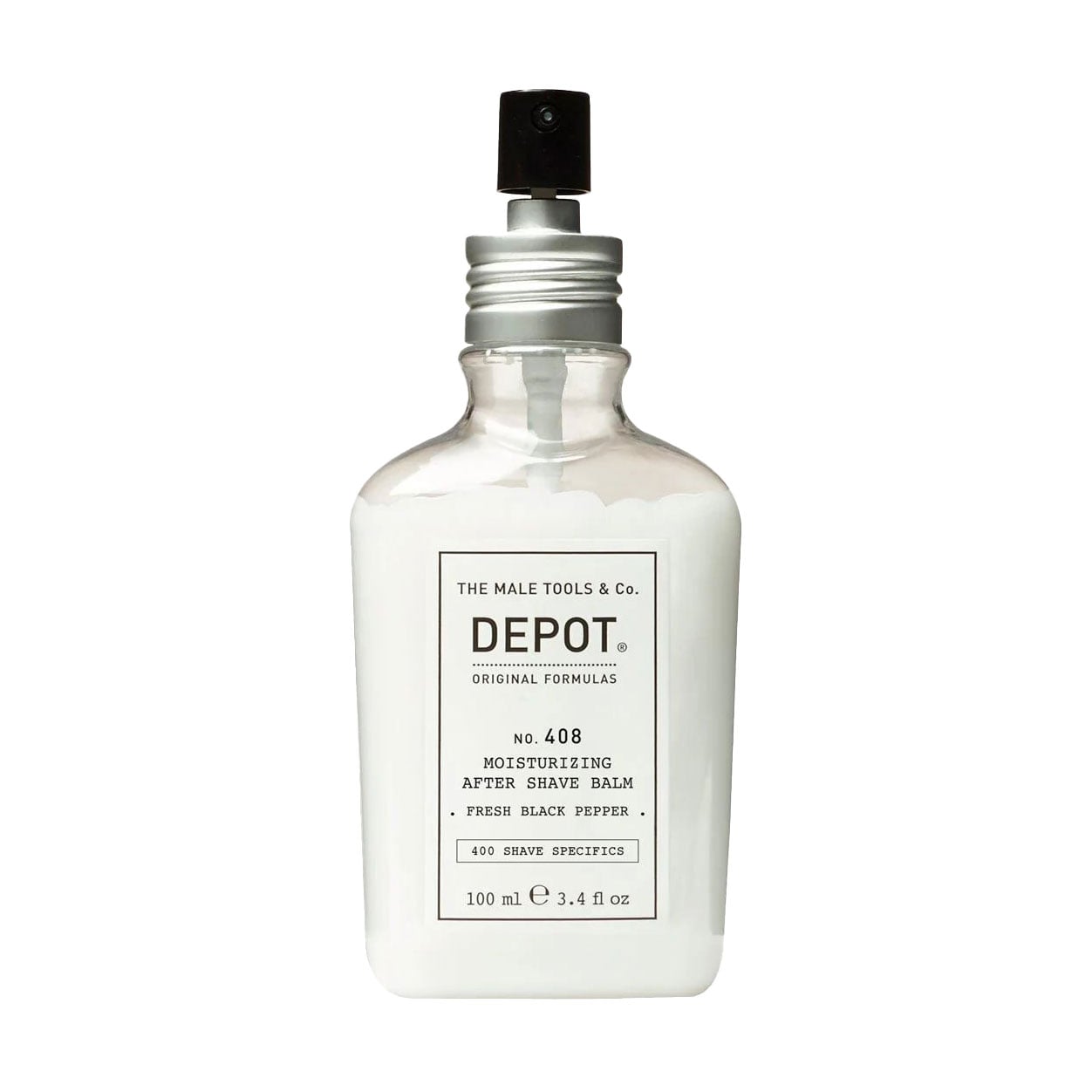 Чоловічий зволожувальний бальзам після гоління Depot 408 Moisturizing After Shave Balm Fresh Black Pepper, 100 мл